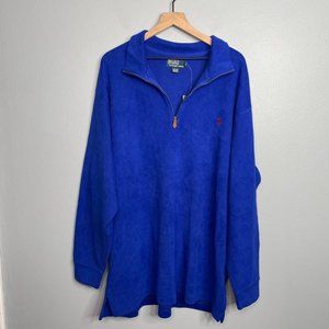 NEW Polo by Ralph Lauren Sweater 1/4 Zip Long Sleeve Size 2XB Big Tall Cotton